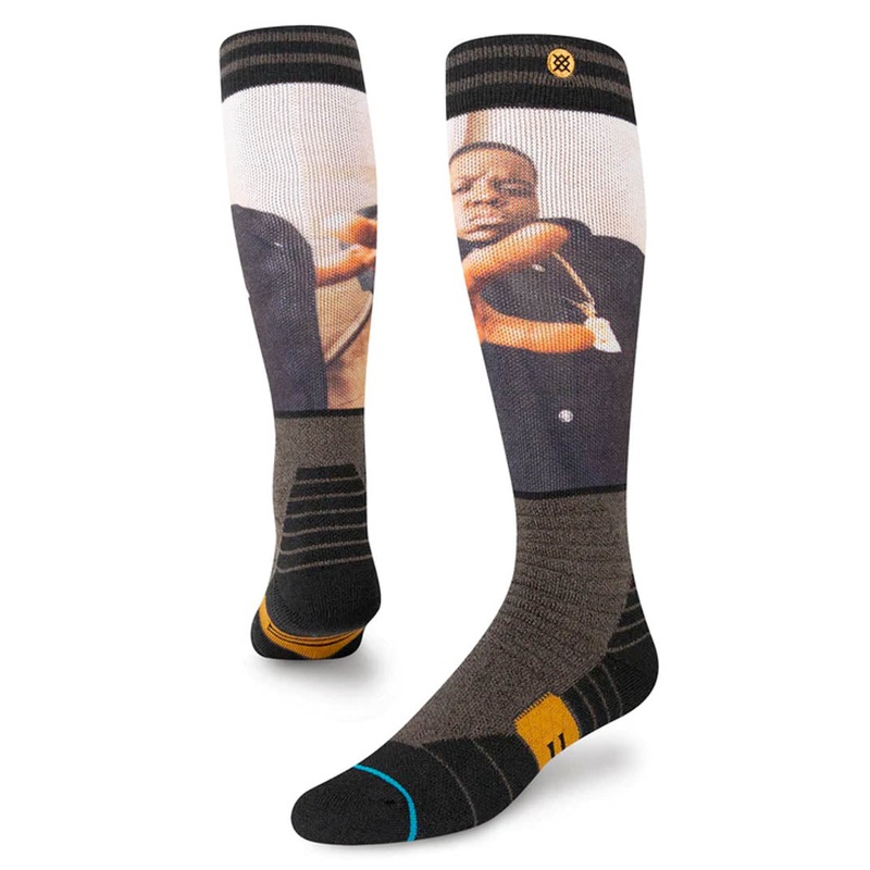 The Notorious Big X Stance King Of Ny Snow OTC Thermal Socks – Black