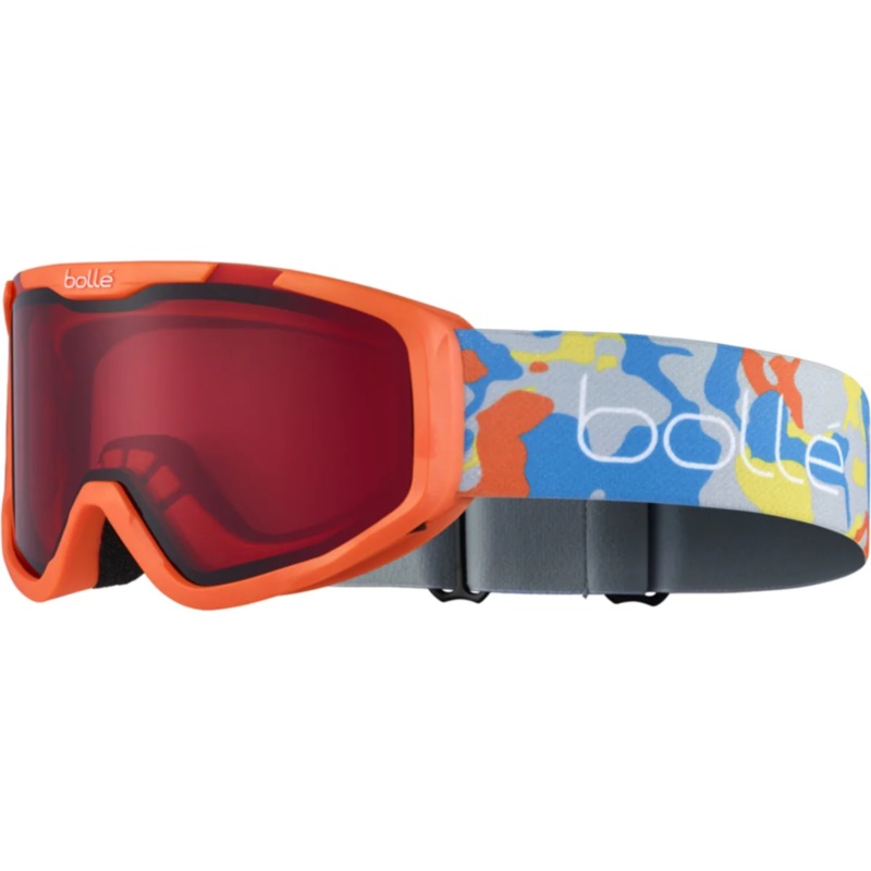 Bolle Rocket Jr|Black Camo Matte + Rosy Bronze (cat 3)|Black Camo Matte + Vermillon (cat 2)|Blue Aerospace Matte + Vermillon (cat 2)|Orange Matte + Vermillon (cat 2)|Race Blue Matte + Vermillion (cat 2)|White & Pink Matte + Vermillion (cat 2)|Blue & White