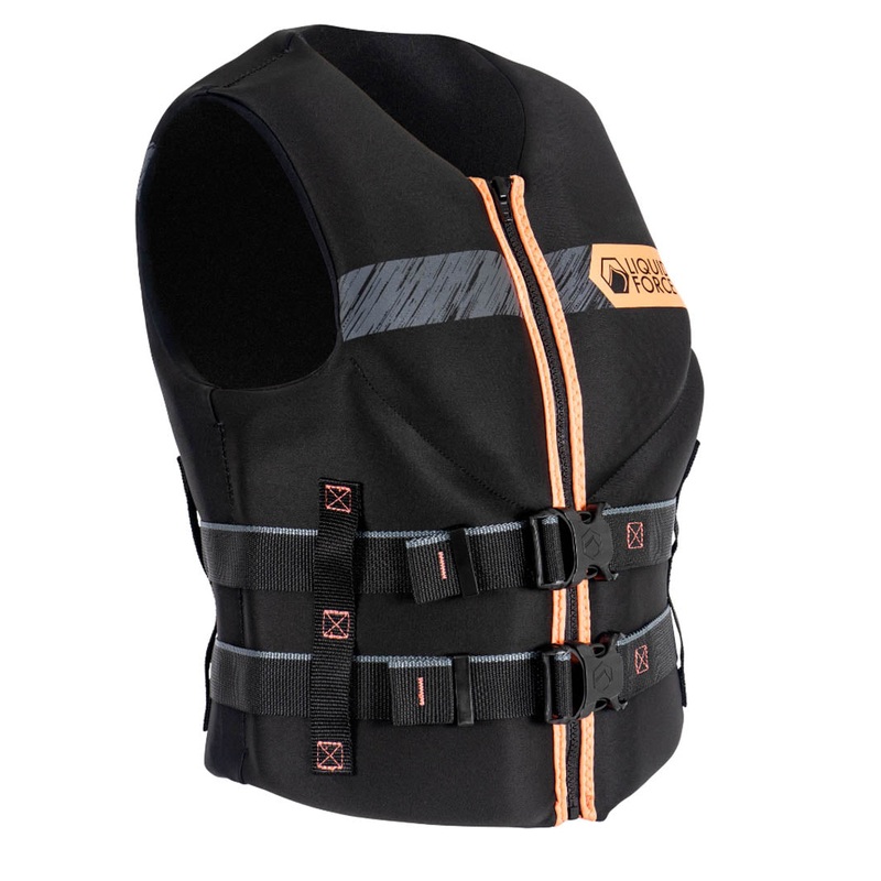Hinge Women’s Cga Classic Life Jacket – Black/Coral