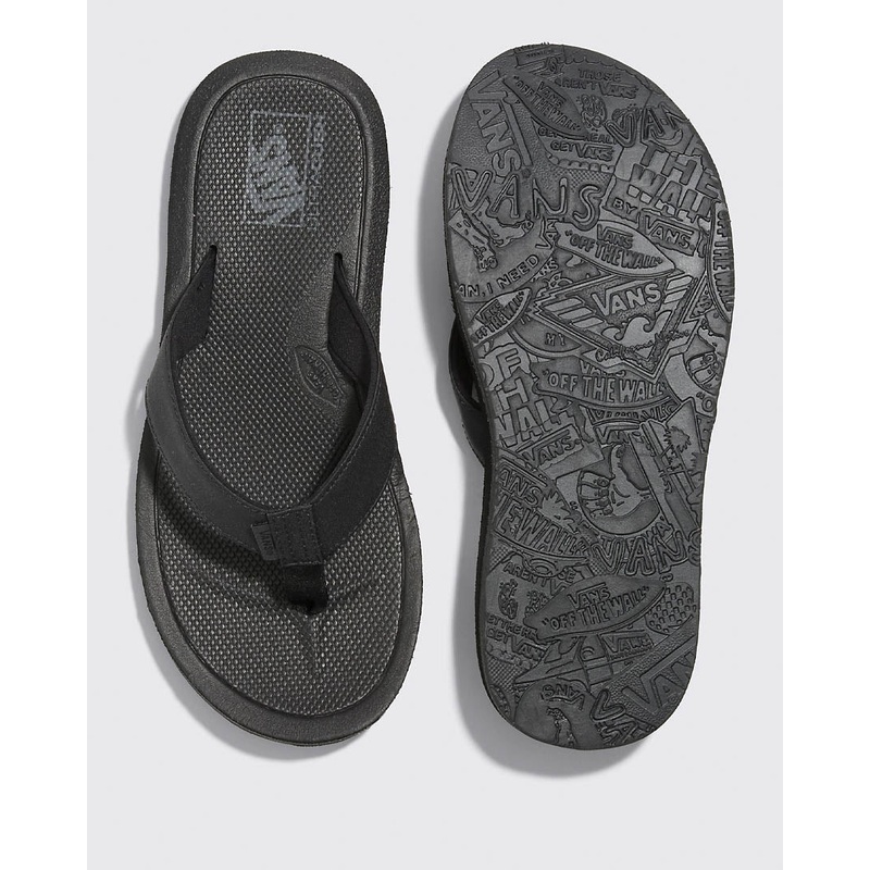 Nexpa Synthetic Sandals – Black/Black