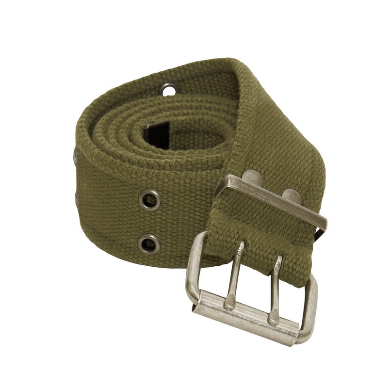 Double Prong Belt – Olive