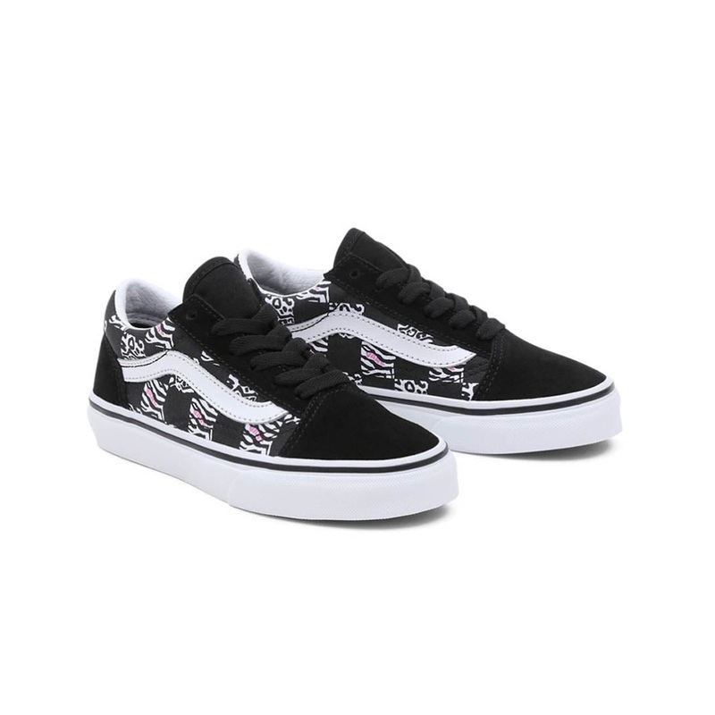 Old Skool Shoes – Zebra Daze Black
