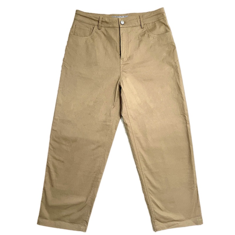 Stretchy Cotton Pants – Beige|XS|S|M