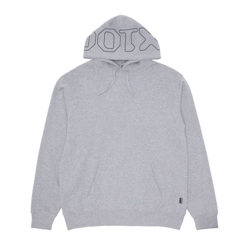 Og Logo On Hood Hoodie – Heater Grey
