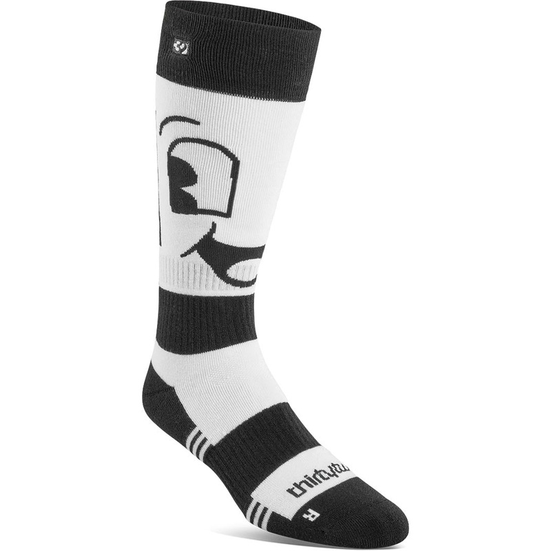 Spring Break Thermal Socks – White/Black
