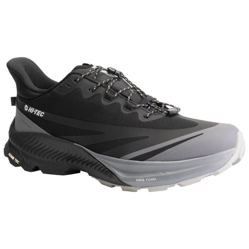 Hi-Tec Mens Nomad Low WP|Black/Steel/Grey|US 9|US 10|US 11|US 12