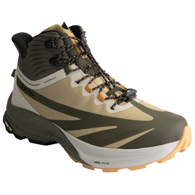 Hi-Tec Mens Nomad Mid WP|Olive/Olive Grey|US 9|US 10|US 11|US 12