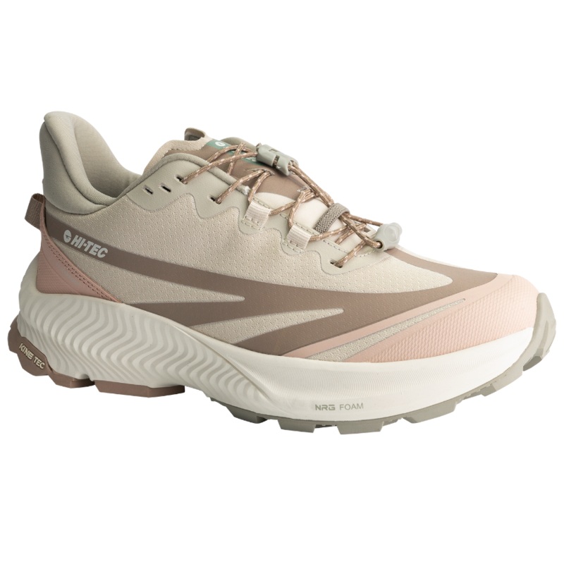 Hi-Tec Womens Nomad Low WP|White/Grey/Taupe|US 7|US 8|US 9|US 10