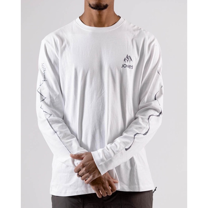 Split Ls Long Sleeve T-Shirt – White