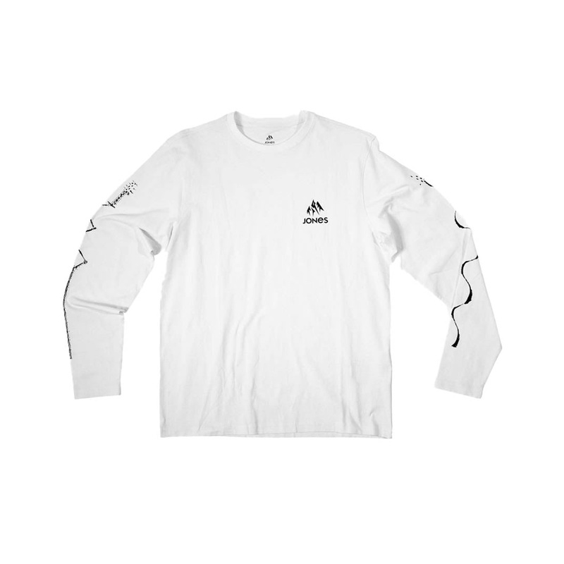 Split Ls Long Sleeve T-Shirt – White