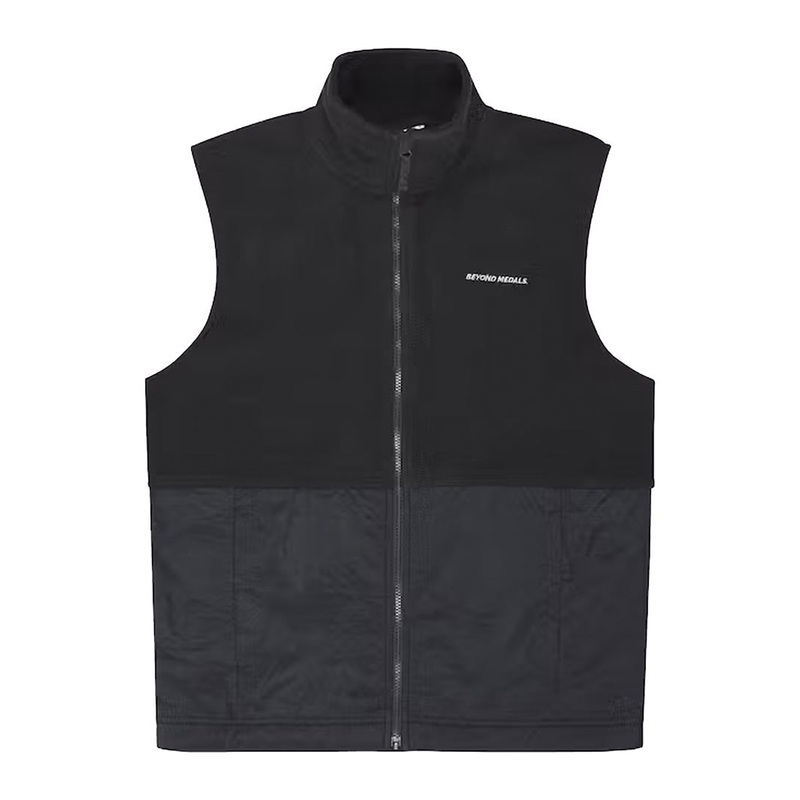 Fleece Vest – Black|L