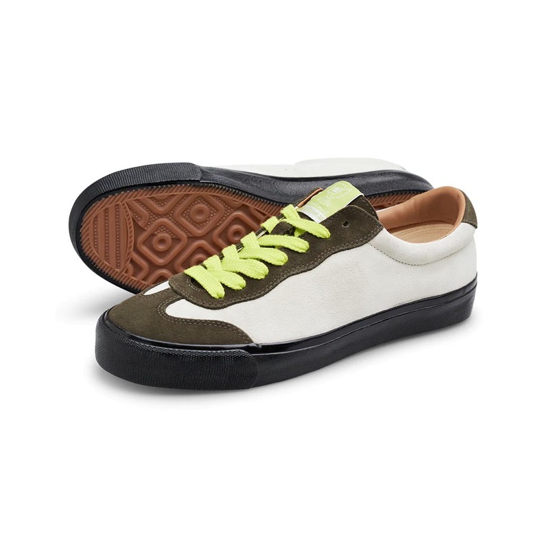 VM004-Milic Low Shoes – Olive/Cream/Black
