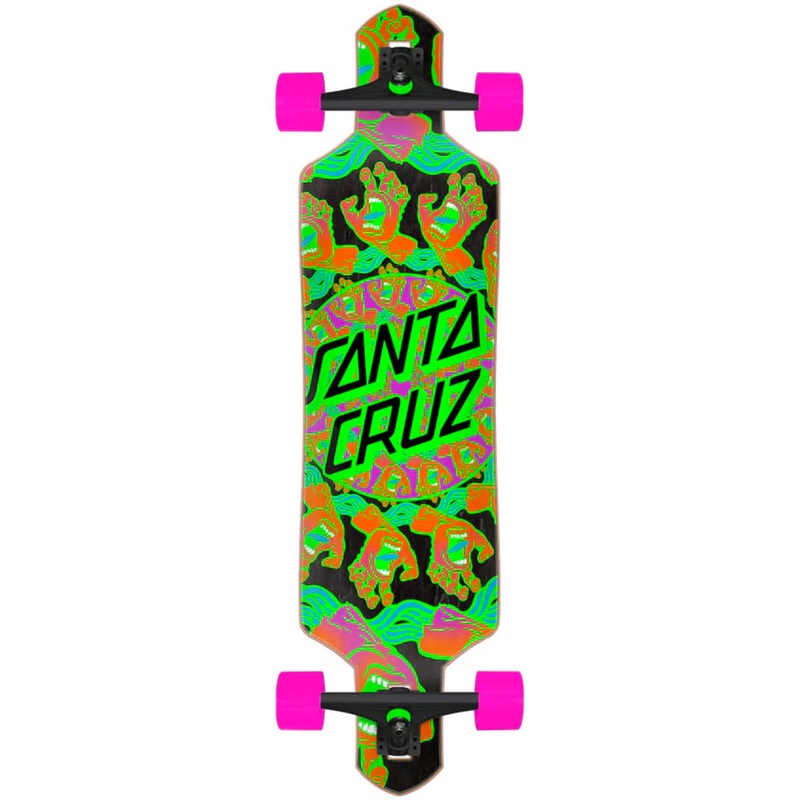 Drop Thru Mandala Hand Complete Longboard