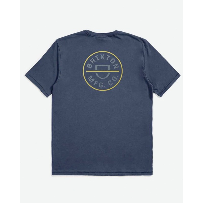 Crest Ii S/S Standard T-Shirt- Washed Navy/Chinois Green/Acacia