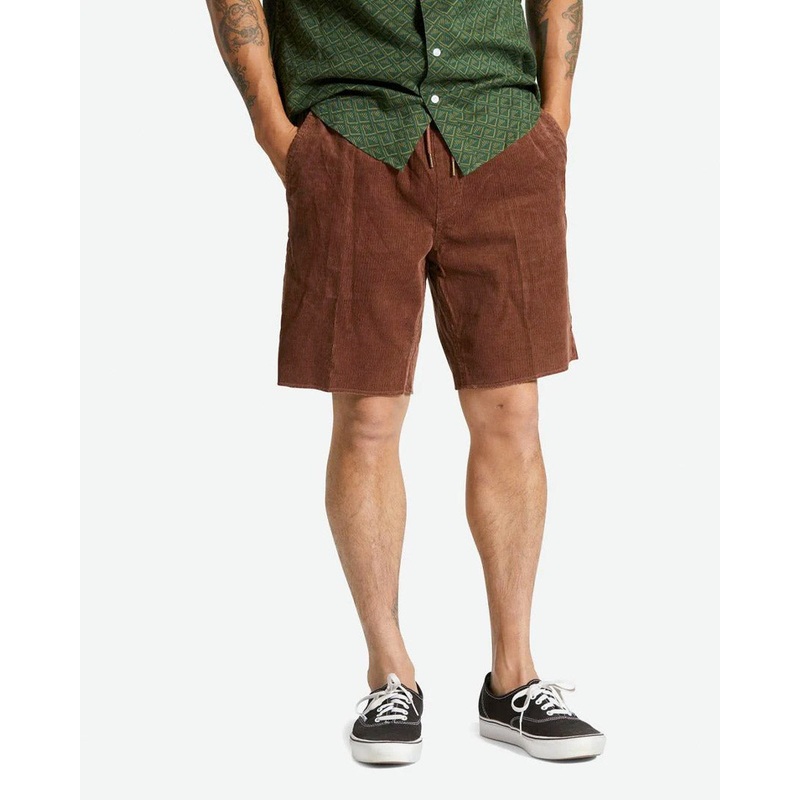 Madrid Ii Corduroy Shorts – Trek Green Cord
