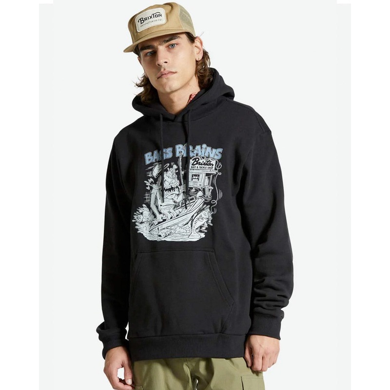 Bass Brains Monster Hoodie – Black