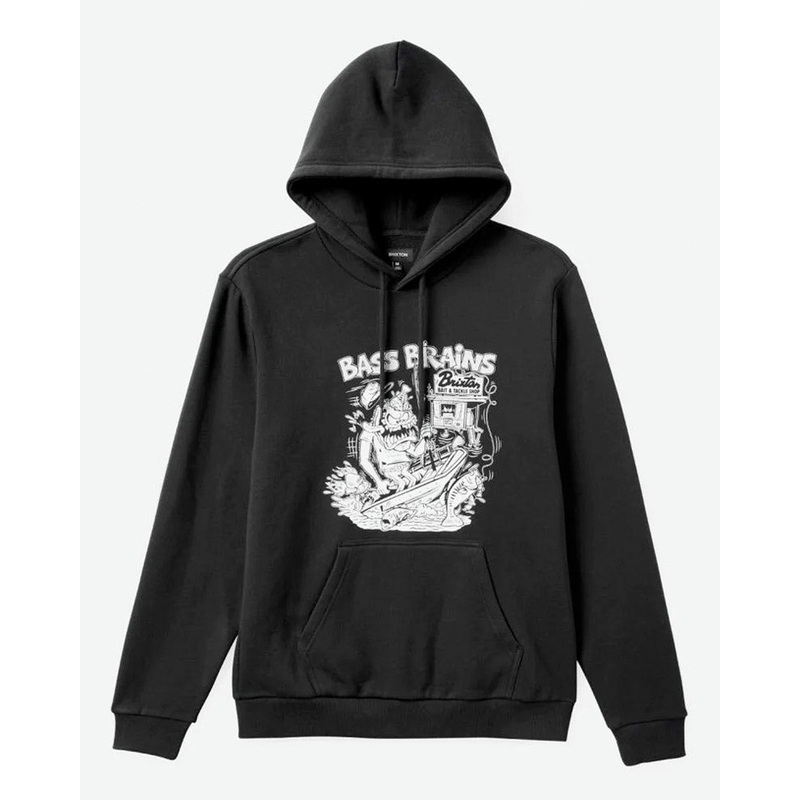 Bass Brains Monster Hoodie – Black