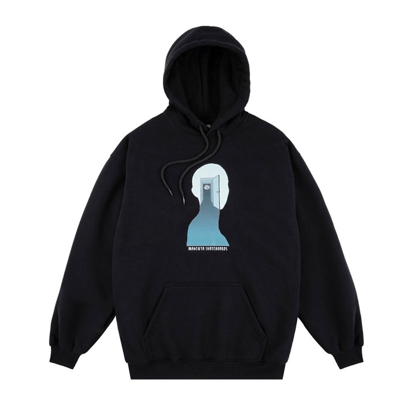Door Hoodie – Black|L|XL