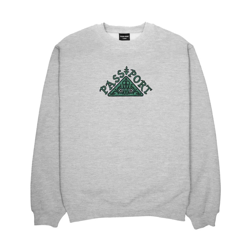 Manuscript Workers Crewneck – Ash