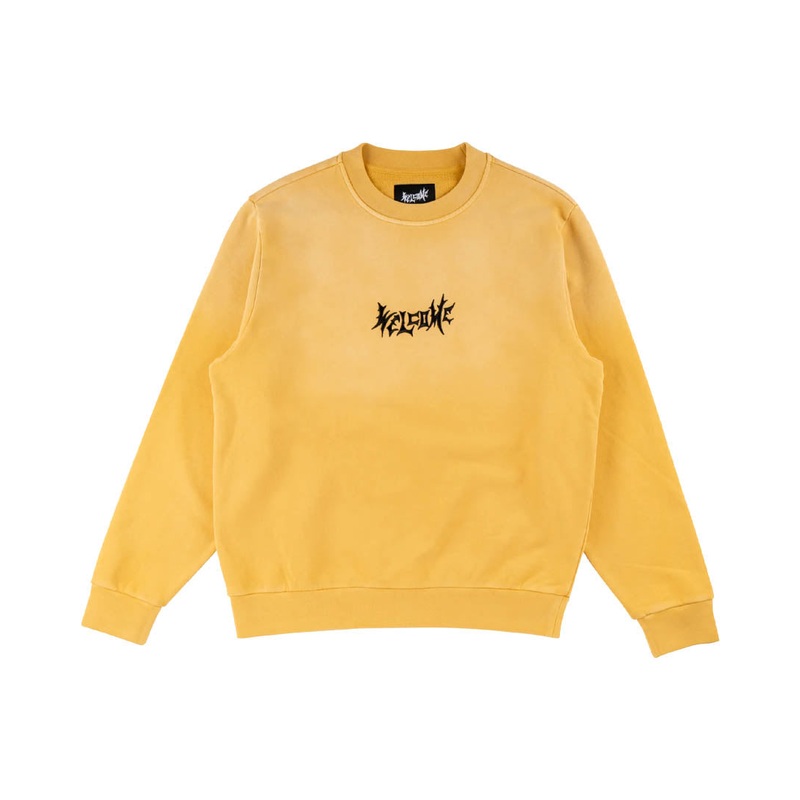 Vamp Enzyme Wash Sweatshirt – Mineral Yellow