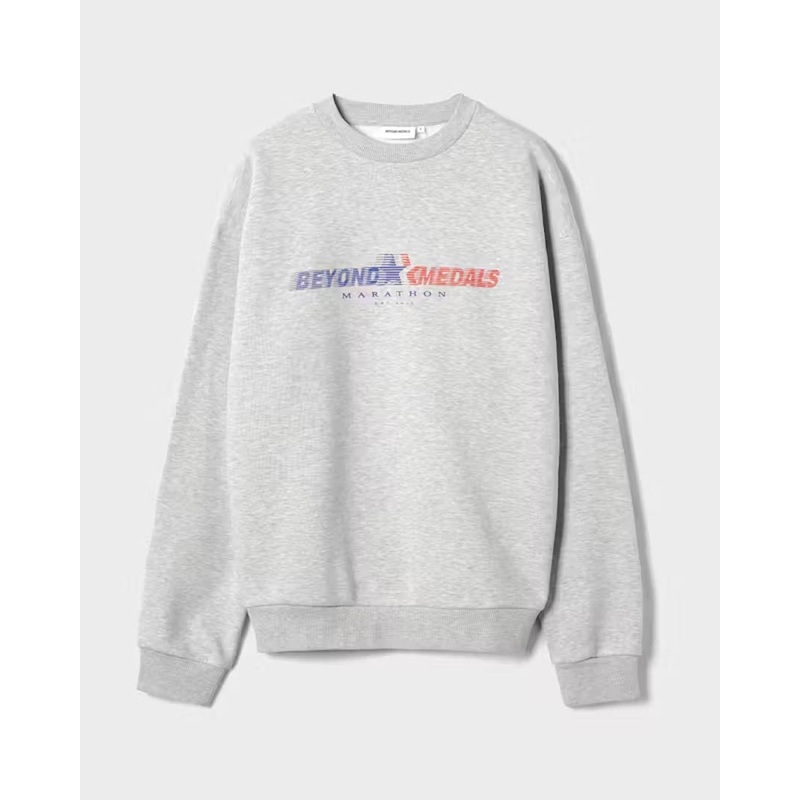 Crewneck Marathon Sweatshirt – Grey