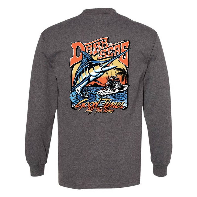 Key West Ls Long Sleeve T-Shirt – Charcoal Heather