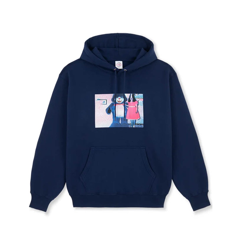 Dave Pink Dress Hoodie – Dark Blue