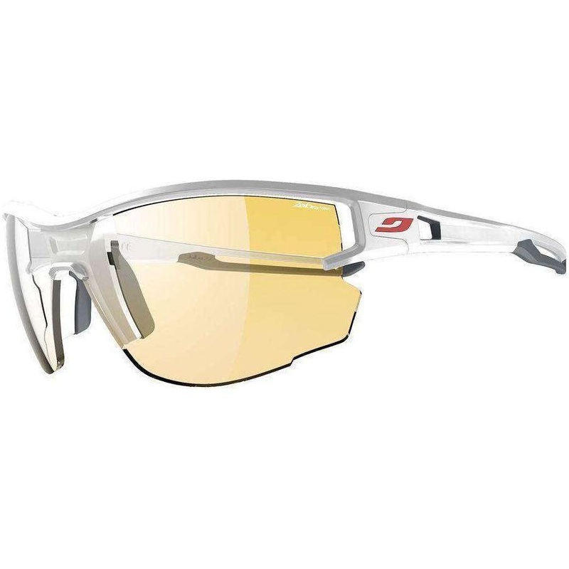 Julbo Aero Sunglasses|Translucent Grey/Blue Spectron 3|Black/Army REACTIV Performance 1-3|Grey Tortoiseshell REACTIV Performance 1-3|White/Grey REACTIV Performance 1-3