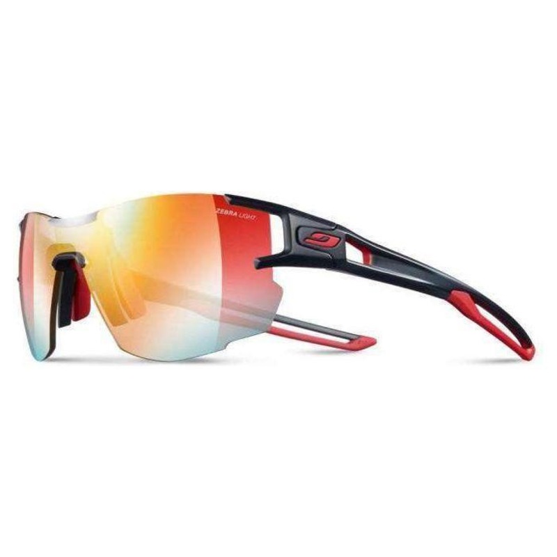Julbo Aerolite Sunglasses|White/Blue REACTIV Performance 1-3|Black/Red REACTIV Performance 1-3|Dark Blue/Cyan REACTIV Performance 1-3|Purple/Rose REACTIV Performance 1-3|Neon Orange / Black REACTIV PERFORMANCE 0-3|Grey Tortoise/Blue Spectron 3