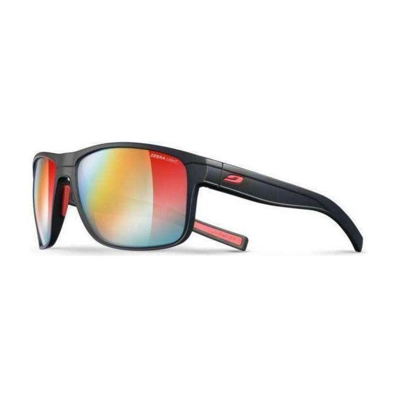 Julbo Renegade Sunglasses|Reactiv REACTIV Performance 1-3 Black/Red|Matte Black/BLack Spectron 3|Tortoise Grey/BLue Spectron 3