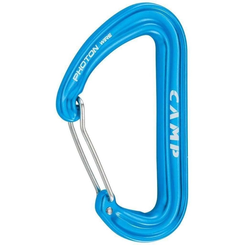 Camp Photon Wire Carabiner|Light Blue|Yellow|Gun Metal|Titanium|Purple|Green|Red|Orange