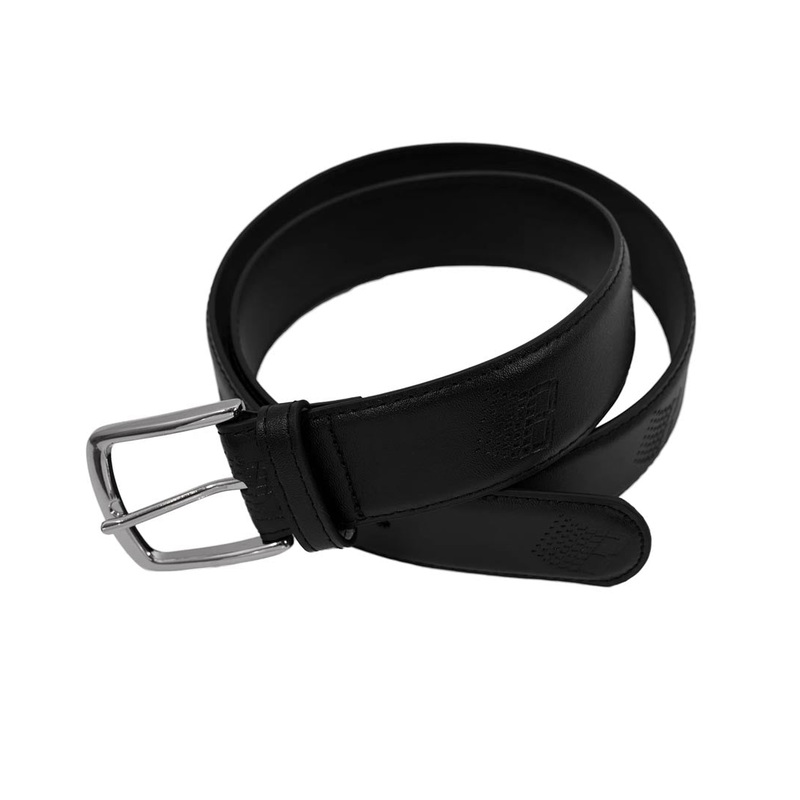 Logo Leather Belt – Black