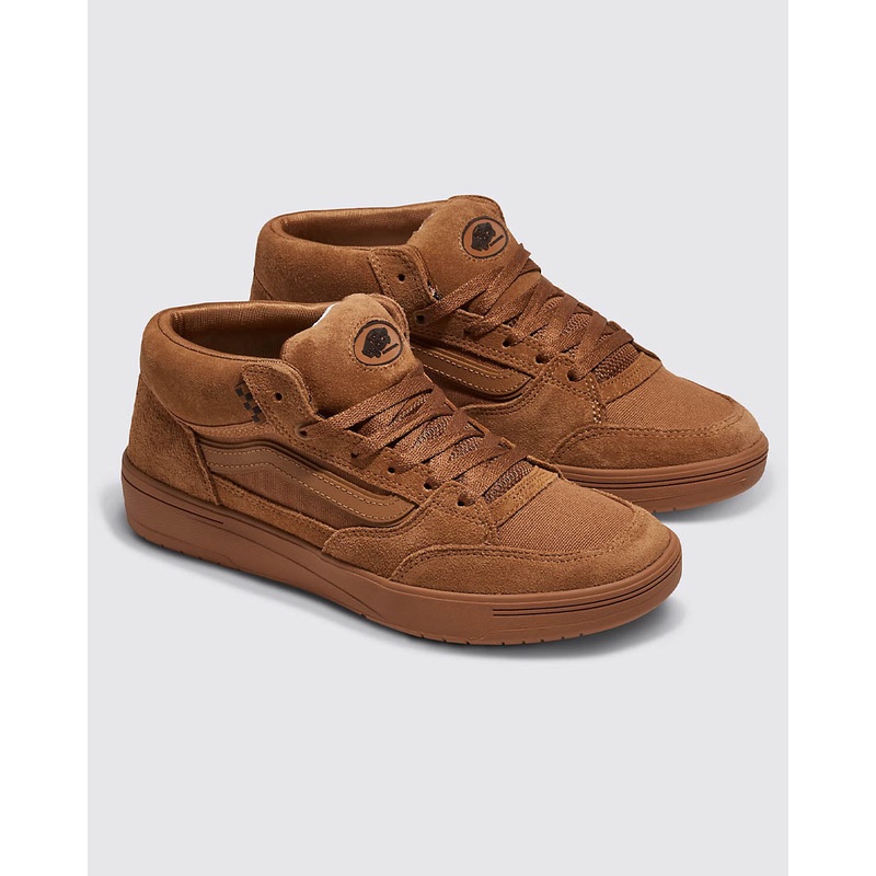 Zahba Mid Shoes – Brown|M6.5 / W8|M7 / W8.5|M8 / W9.5|M8.5 / W10|M9 / W10.5|M9.5 / W11|M12 / W13.5