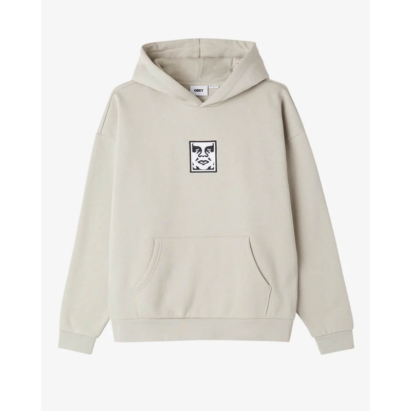 Icon Extra Heavy Hoodie – Silver Grey