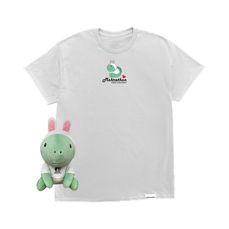 Collectibles + Plush Toy T-Shirt – White
