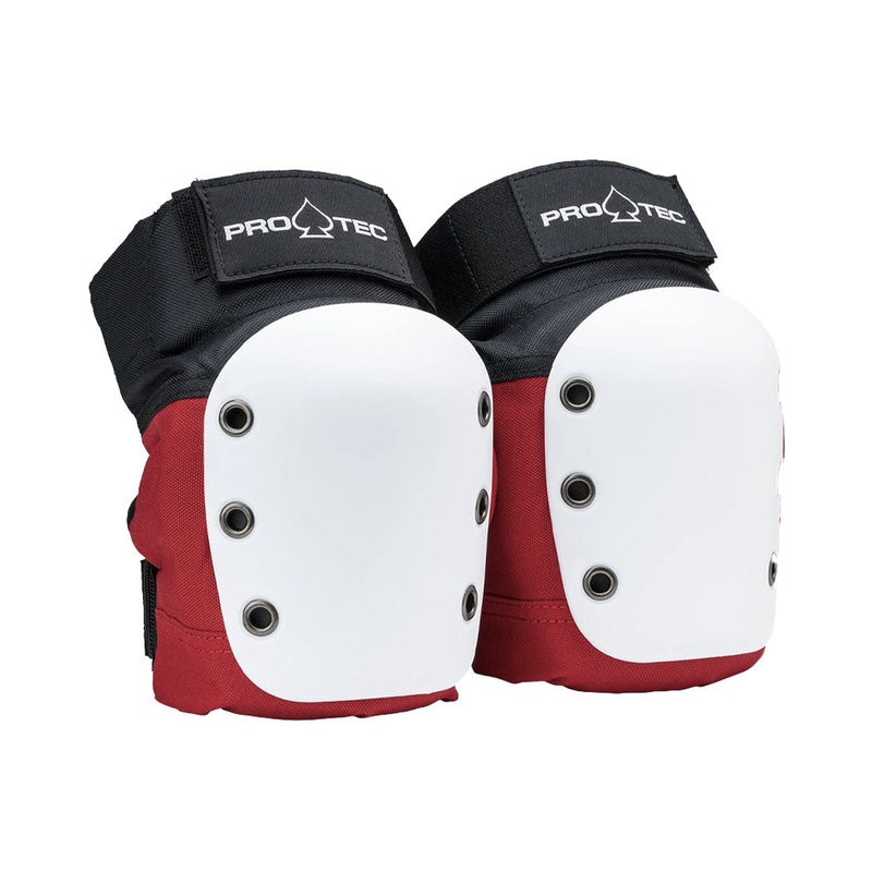 Street Knee/Elbow Pads Protective Gear – Red/White/Black