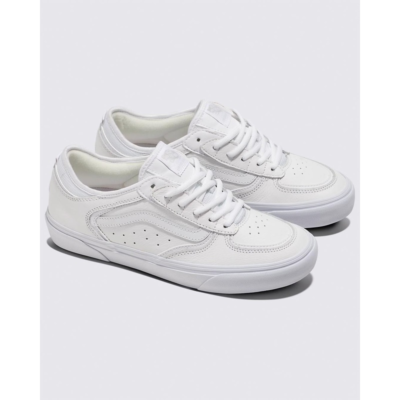 Skate Rowley Leather Shoes – White/White