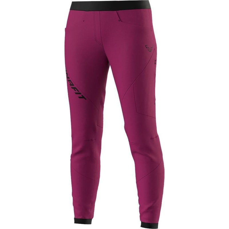 Dynafit W 24/7 Warm Pants|XSmall|Small|Medium|Large|XLarge|Beet Red|Black Out Magnet