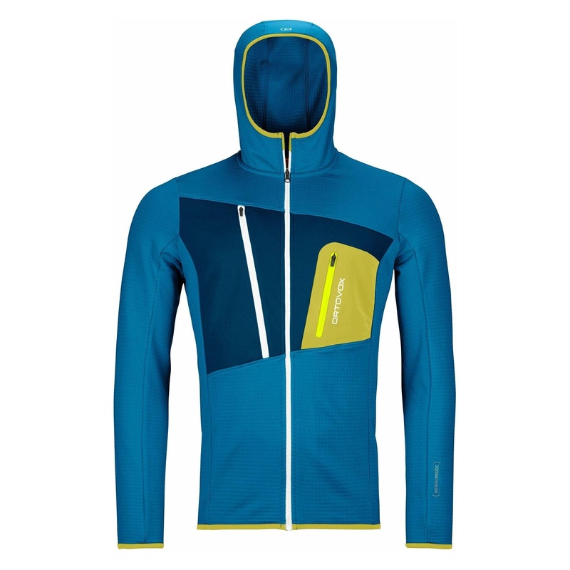 Ortovox M Fleece Gridd Hoody|Medium|Large|XLarge|Small|Night Blue|Heritage Blue|Sly Fox