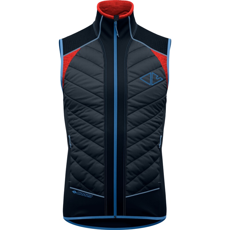 Crazy M Flame Vest|Large|Medium|Small|XLarge|Black|Black/Grey|Forest