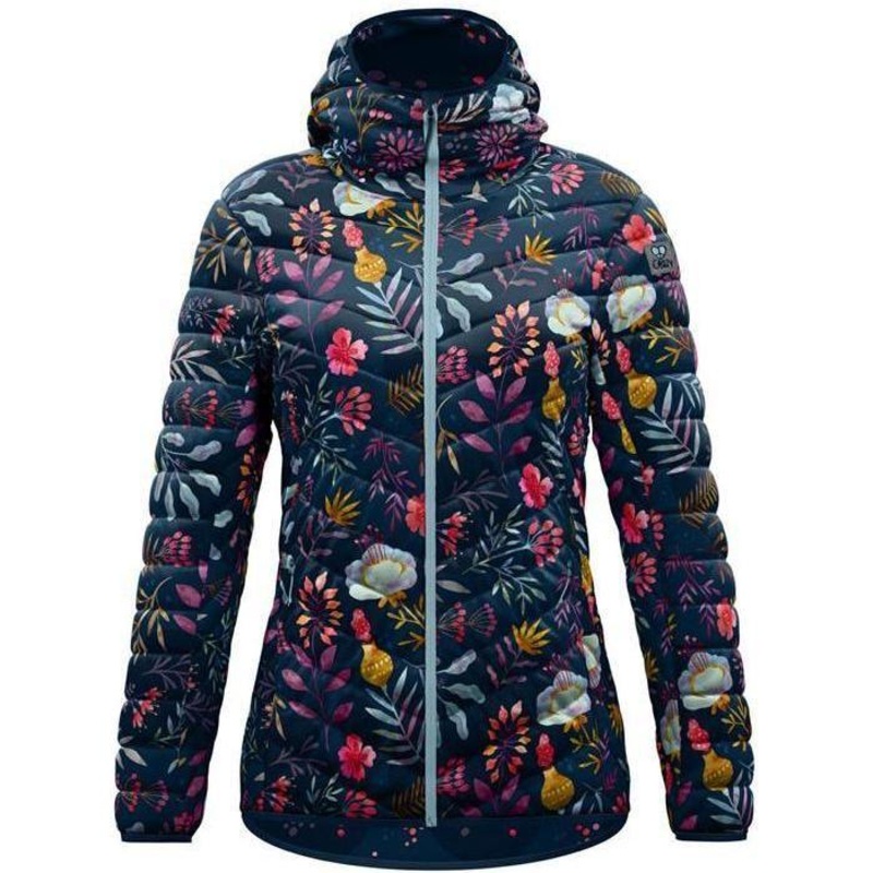 Crazy W Summit Down Jacket|Medium|Large|XLarge|Black-Zebra|Flower