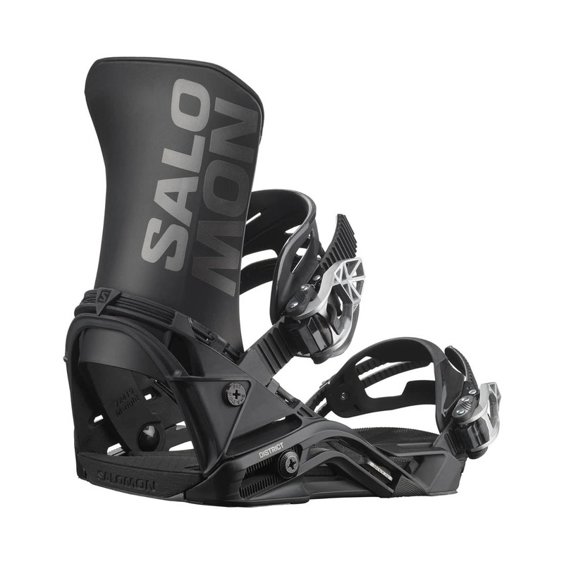 District Snowboard Bindings – Black 2026