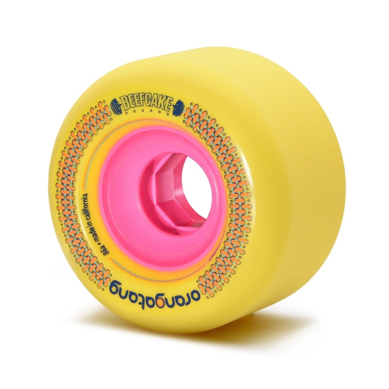 Beefcake Longboard Wheels – Yellow