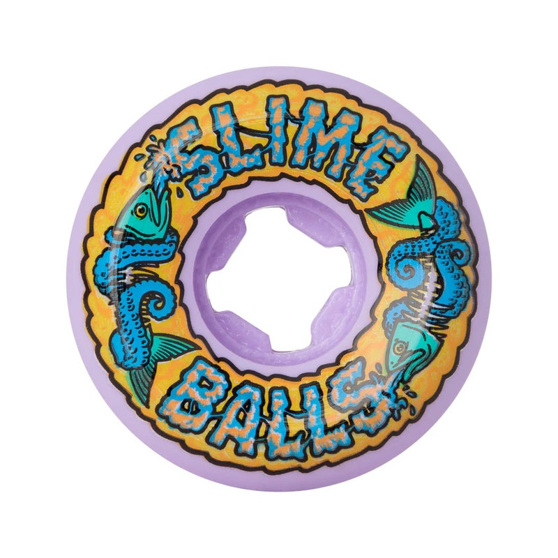 Fish Balls Speed Balls Skateboard Wheels – Purple