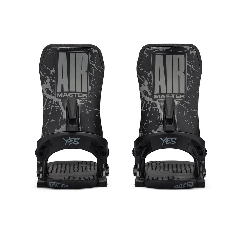 Airmaster Snowboard Bindings – Black 2025