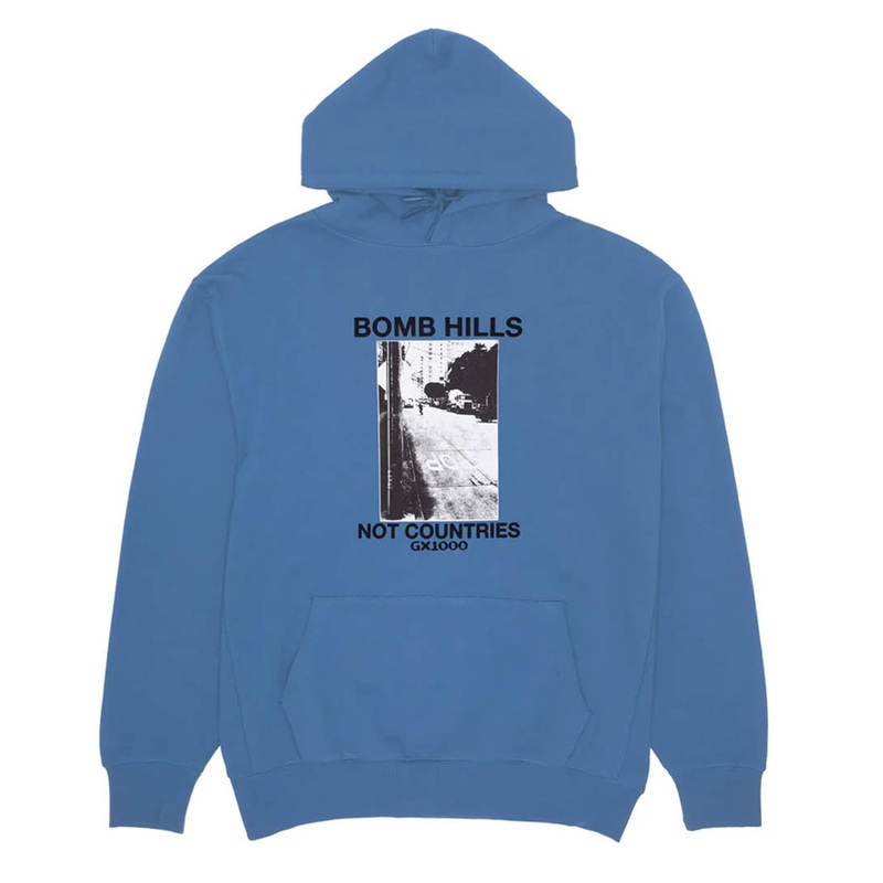 Bomb Hills Not Countries Hoodie – Columbia Blue