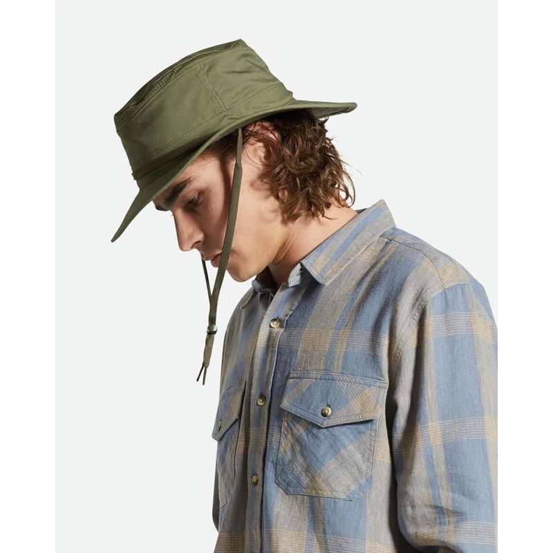 Coolmax Packable Safari Brim Hat – Olive Surplus