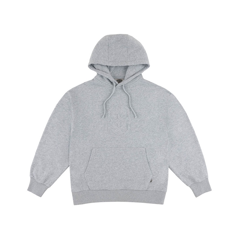 Embossed Hoody S Hoodie – Heater Grey