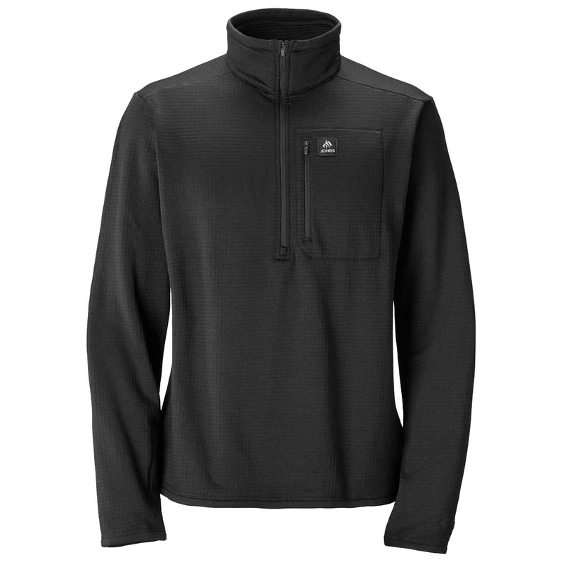Flagship Recycled Grid Fleece – Stealth Black