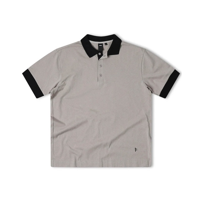 Uniform Ss Button Short Sleeve Polo Shirt – Mushroom